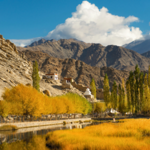 Serene landscape of Ladakh