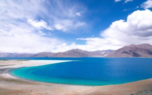 Clear Blue Waters of the Majestic Pangong Lakejeet