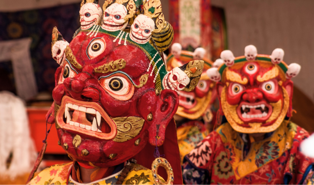 Cham Dance at Hemis festival, Laddakh